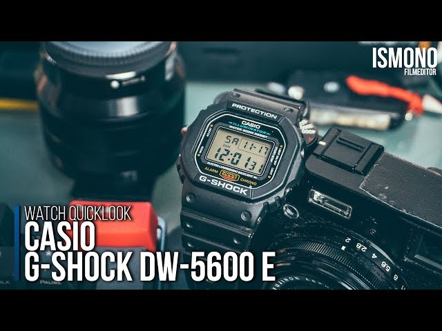 Most durable watch. Casio G-SHOCK DW-5600 E Quicklook