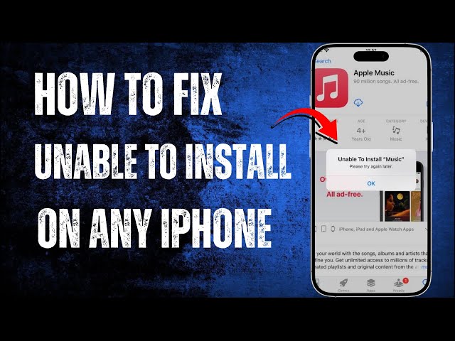 How To Fix Unable to Install App Please Try Again Later on iPhone and iPad ( 2025 )