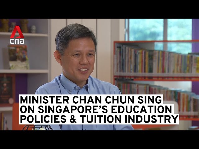 Minister Chan Chun Sing on Singapore’s education policies and the tuition industry | Full interview