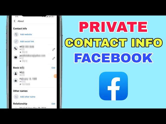 PRIVATE FACEBOOK CONTACT INFORMATION