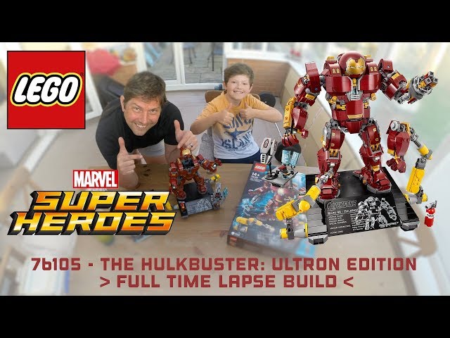 Lego 76105 - Hulkbuster Ultron Edition - Full Time Lapse Build [4K]