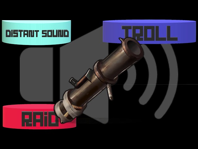 【2021】【TROLL】Rocket Raid Sound from a distance｜Rust Sound Effect｜[distance] [raid] [troll]｜#RustSFX