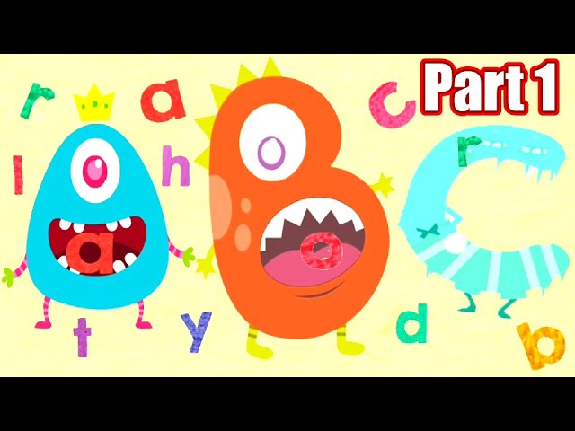 Preschool Fun Learner - Hungry Alphabet Volume 2 Part 1 - Learn ABC Letter A to G