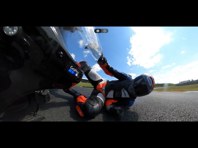 2024-07-22 | Oschersleben m³ - Group B/2 | lowsider crash | 3D-360°-front-view