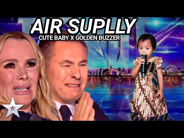 CUTE BABY All the judges cried hearing the song Tank Air Suplly | American 2024