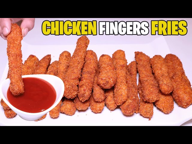 Ramadan Special Crispy Chicken Finger Fries With Homemade Bread Crumbs Recipe By Kitchen With Amna