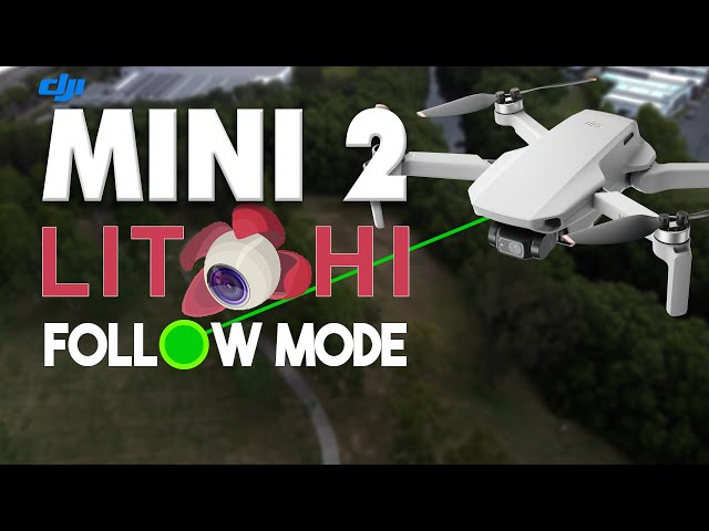 DJI Mini 2 - Active Track & Follow Me Modes - Litchi Review | DansTube.TV