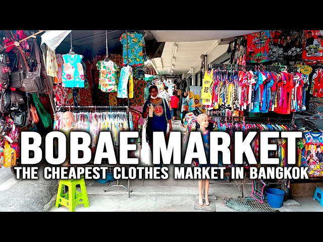 【🇹🇭 4K 】BOBAE WHOLE MARKET IN BANGKOK | BOBAE TOWER IN BANGKOK | WHOLESALE CLOTHING MARKET | 2023