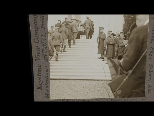 Unknown Soldier Entering Amphitheater, Arlington, Nov 11 1921 (silent, still image)