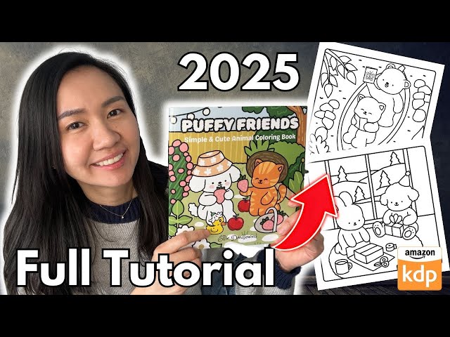 How to Create and Publish a Coloring Book to Sell on Amazon KDP  | Step-by-Step Tutorial (2025)