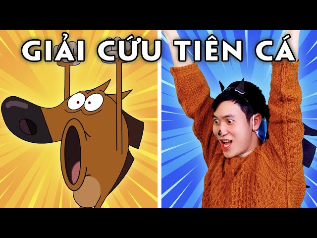 Giải Cứu Tiên Cá, Zig Sợ Quá! | Bắt Chước Hoạt Hình ZIG & SHARKO Siêu Hay