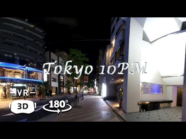 Tokyo night walk, Azabujyuban Shopping street Minatoku 10PM