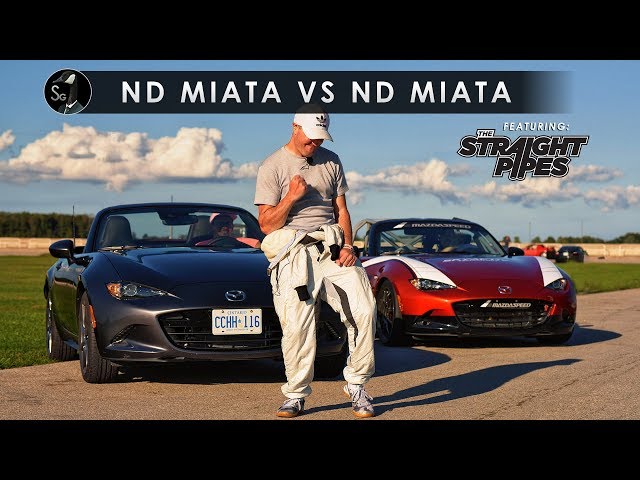 Testing the 2019 Miata and Cup Race Car | TheStraightPipes Included