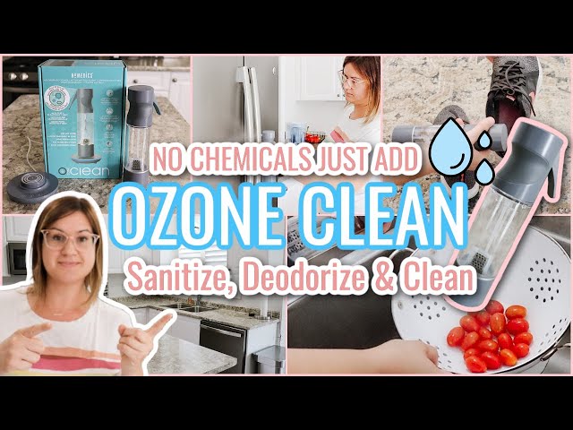 OZONE CLEAN BY HOMEDICS | CONVERT TAP WATER INTO A MULTI-PURPOSE CLEANER, SANITIZER AND DEODORIZER