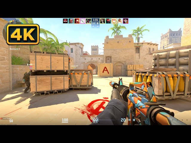 Counter Strike 2 Gameplay 4K (No Commentary)