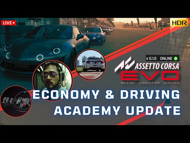 Is Assetto Corsa EVO's NEW Driving Academy Update a TOTAL GAMECHANGER? Let's check Live