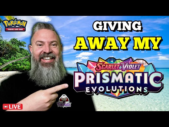 Prismatic Evolutions opening and GIVING IT ALL AWAY!!!