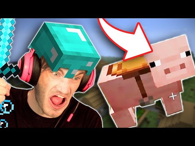 I expanded My PIG ARMY in MINECRAFT ! (PewDiePie Stream Highlight)