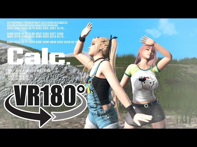 【DOA VR 180】マリー・ローズ＆ほのかで Calc.【UnityでMMD】