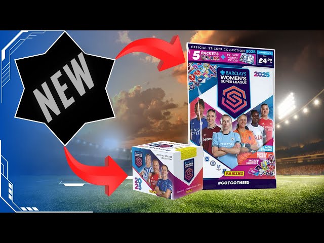 I Cracked Open the NEW Panini WSL Starter Pack and Stickers!