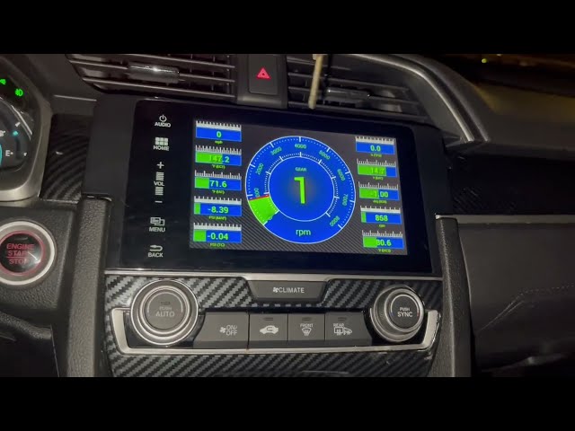 KTuner Civic 1.5T non-si head unit App