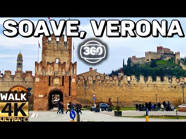 [4k]🇮🇹 SOAVE, VERONA ITALY 360° VR WALKING TOUR | MOST BEAUTIFUL VILLAGE OF ITALY PT. 1