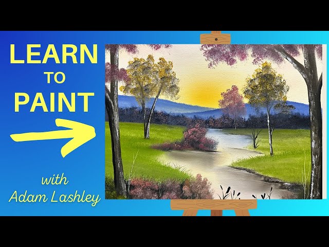 Paint with Adam | Painting Tutorial | Wet on Wet Technique | Oil Painting for Beginners