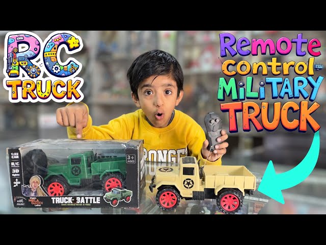 Military remote control truck | rc truck video | cartoon truck | khilauna truck khilauna