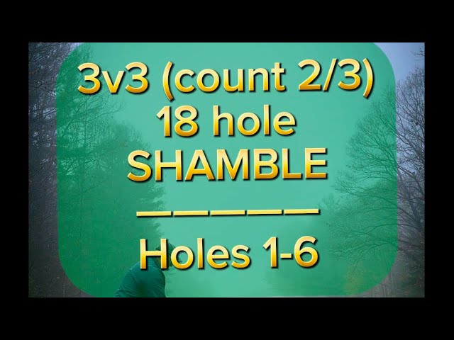 Duane’s gang - The Links at Bowen Lake - shamble holes 1-6