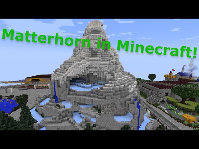 Matterhorn Bobsleds 360° — Crafting Magic Minecraft Server