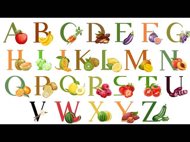 ABC Fruits & Veggies for Toddlers: Fun Alphabet Learning with Yummy Snacks!