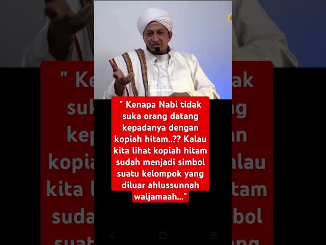 Kopiah Hitam Bukan Simbol Aswaja #shorts #habib #baalawi #ulama #nusantara #imaduddin