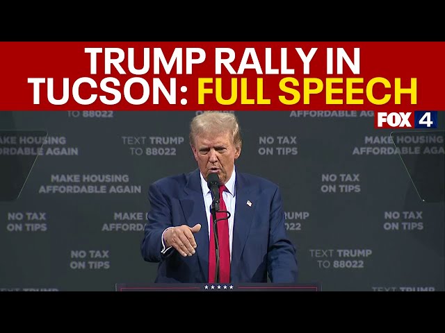 Donald Trump rally in Tucson: FULL SPEECH