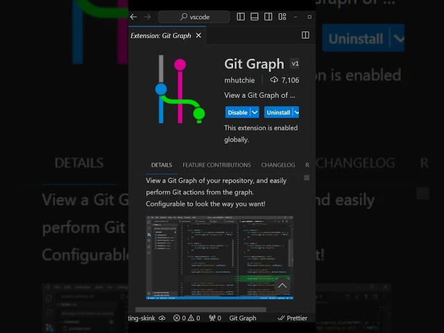 Visualize your git repo in #vscode 👀