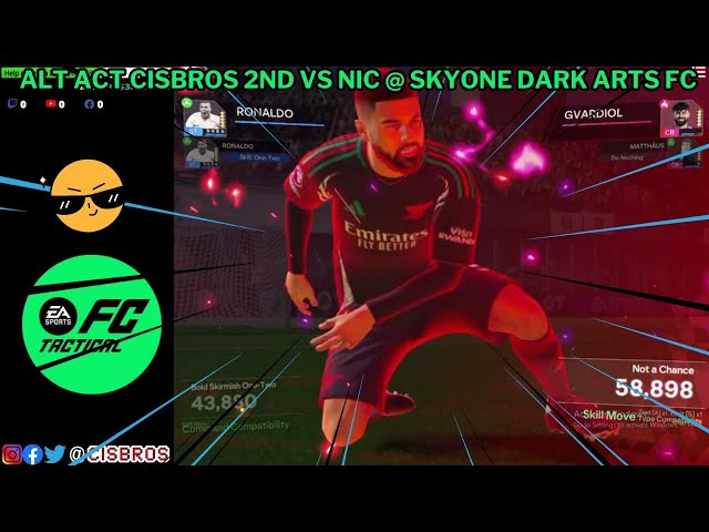 EA SPORTS FC Tactical Gameplay (24-25) Season 1 ALT ACT CISBROS 2ND VS Nic @ SkyOne Dark Arts FC