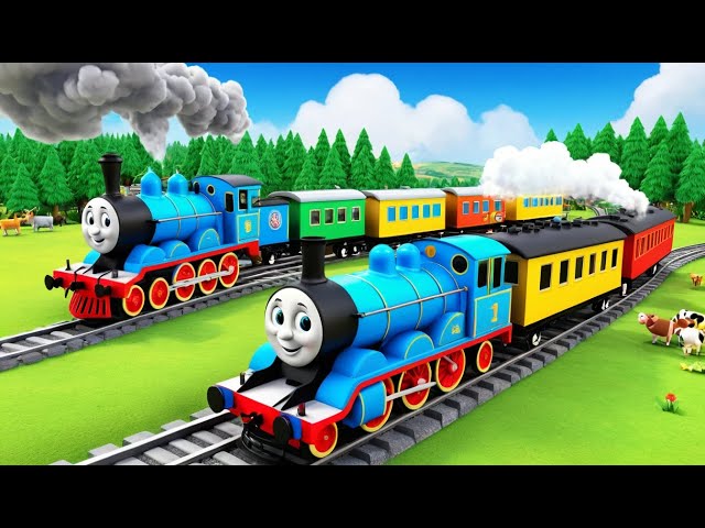 The Wheels on the Train | Fun Transportation Song for Kids | Nursery Rhymes & Kids Songs