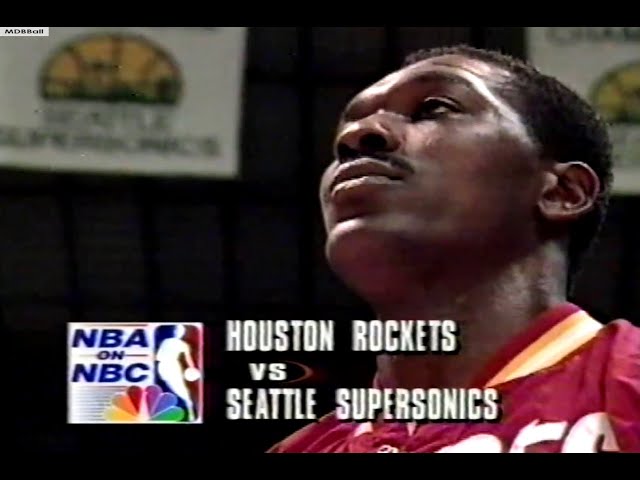 NBA On NBC - Rockets @ Sonics 1993 WCSF Deciding Game 7