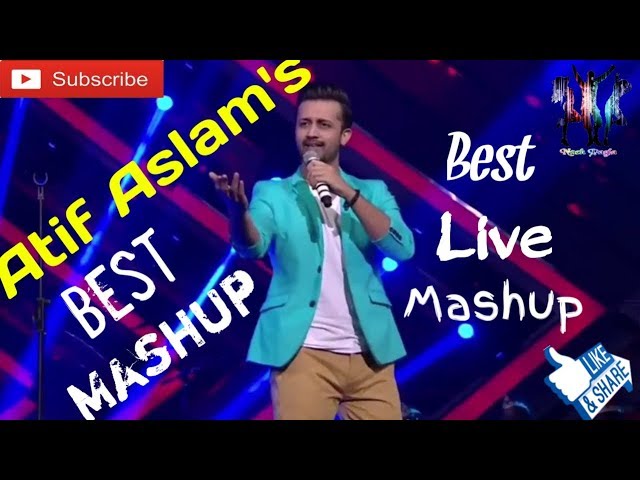 Atif Aslam's Best Mashup | Atif Aslam Best Live Performance | Live Mashup at GIMA Awards 2015