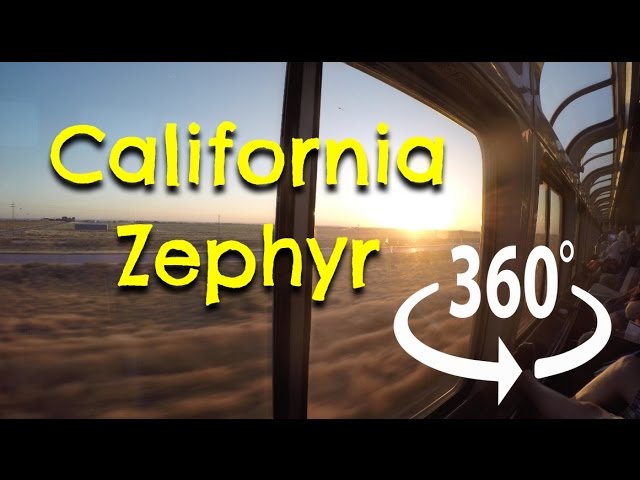 360º On Board Amtrak's California Zephyr ⎸ 360 Honeymoon