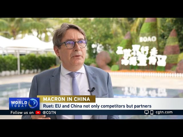 CGTN : Macron in China - Joel Ruet discusses EU-China values, competition, and partnership