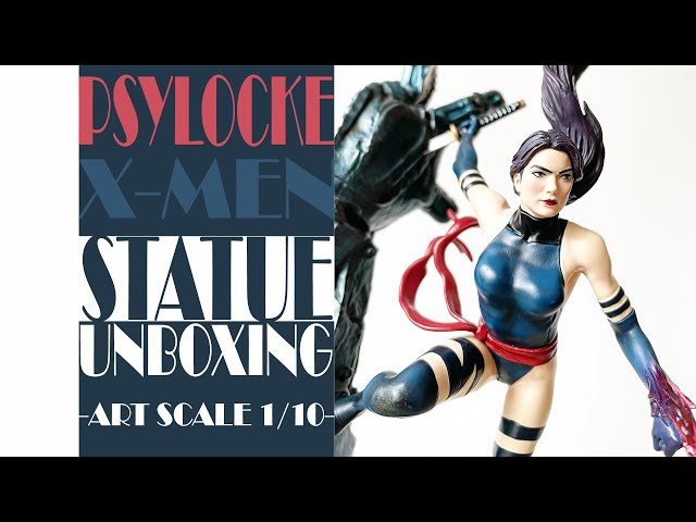 [ENG SUB] UNBOXING PSYLOCKE (THE X-MEN) BDS ART-SCALE 1/10 - BY. IRON STUDIOS