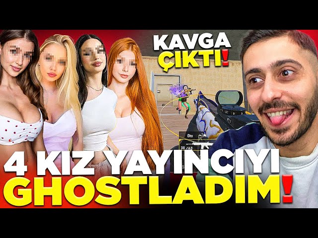 YAYINCI 4 KIZ YAYINDA BANA SALLADI GHOSTLADIM‼️BÜYÜK KAVGA ÇIKTI 😡