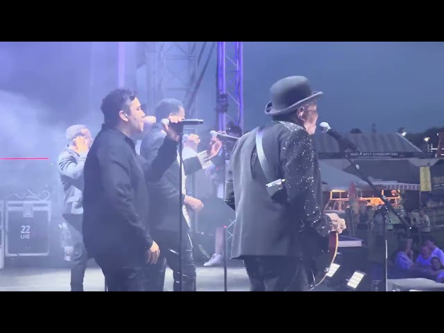 The Jacksons Perform "Love One Another'" at Manchester Barton Aerodrome (19 July 2024)