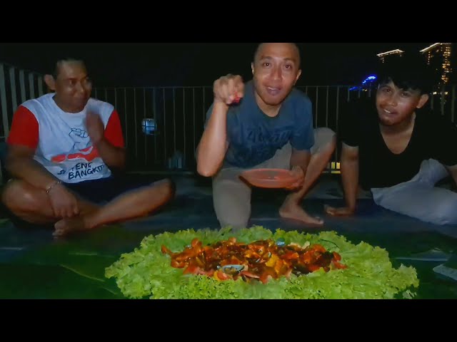 Mukbang seafood || Alex Teri minta nambah #mangangeden #mukbang seafood #seafoodalakorea