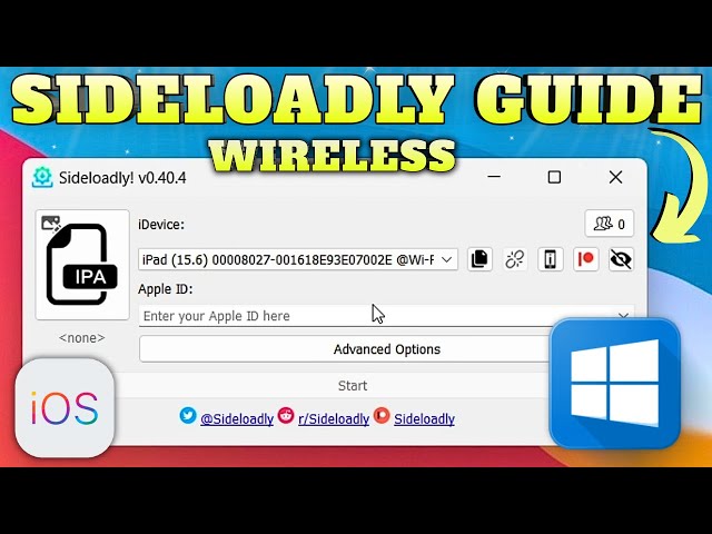 Sideload IPA with Sideloadly Wireless: Windows Guide (2023)