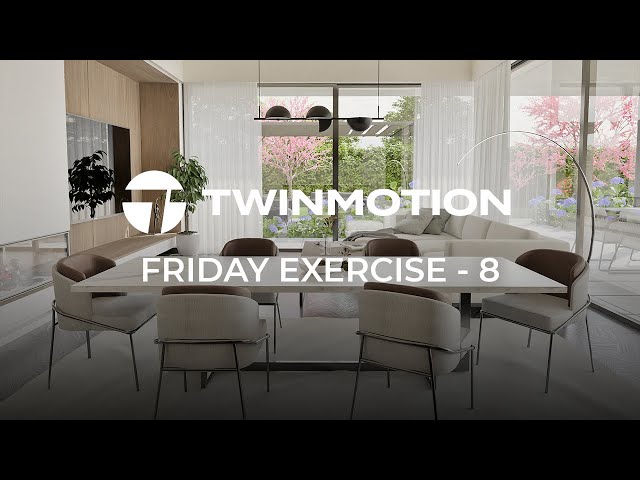 Twinmotion 2025.1 - Modern Living Room With Path Tracer