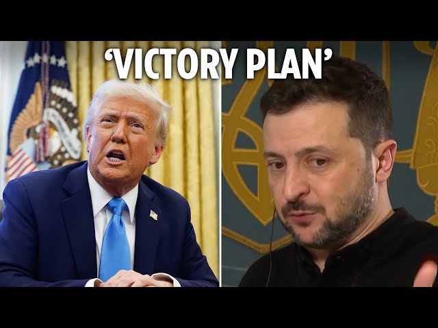 Zelensky reveals secret map of Ukraine - tells Trump 'let's do a deal'