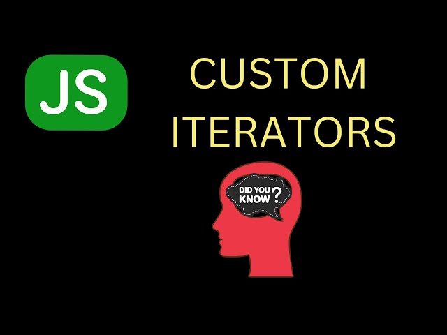 Iterators tutorial for Javascript