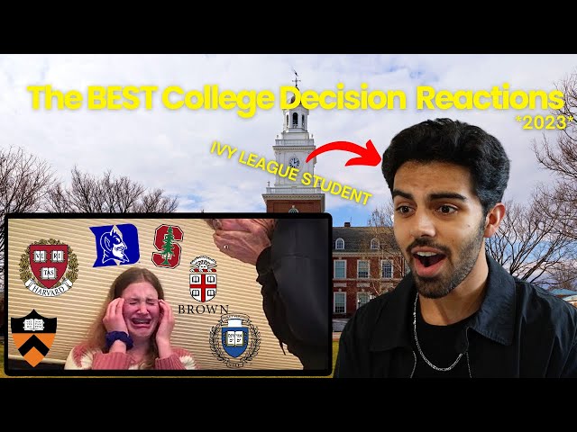 Reacting to the GREATEST College Decision Reactions 2023