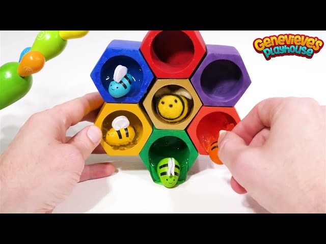 Toy Bee Learning Video for Toddlers - Learn Spanish and English Colors, Numbers, and Words for Kids!